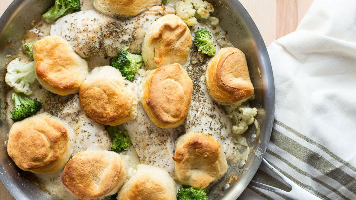 Creamy Chicken-Broccoli Skillet