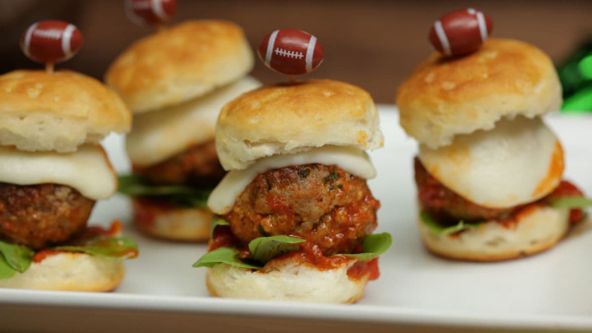 Italian Meatball Sliders