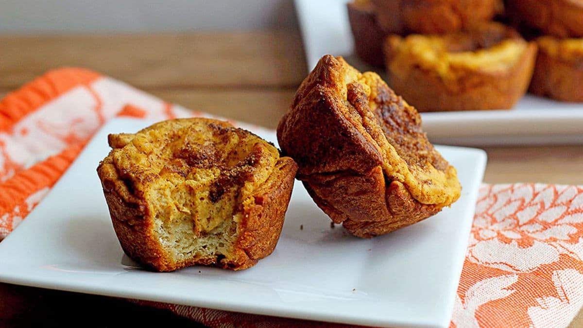 Pumpkin-Cream Cheese Muffins