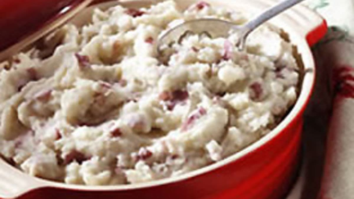 Skin-On Mashed New Potatoes