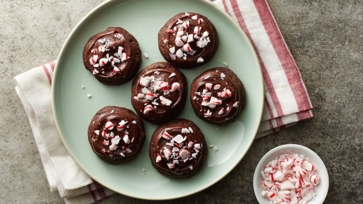 Peppermint Patty-Stuffed Cookies