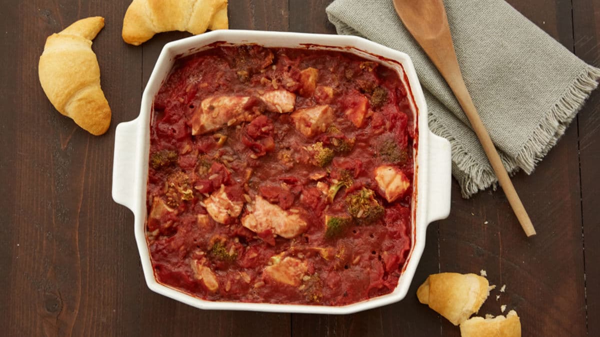 Easy Chicken and Tomato Casserole