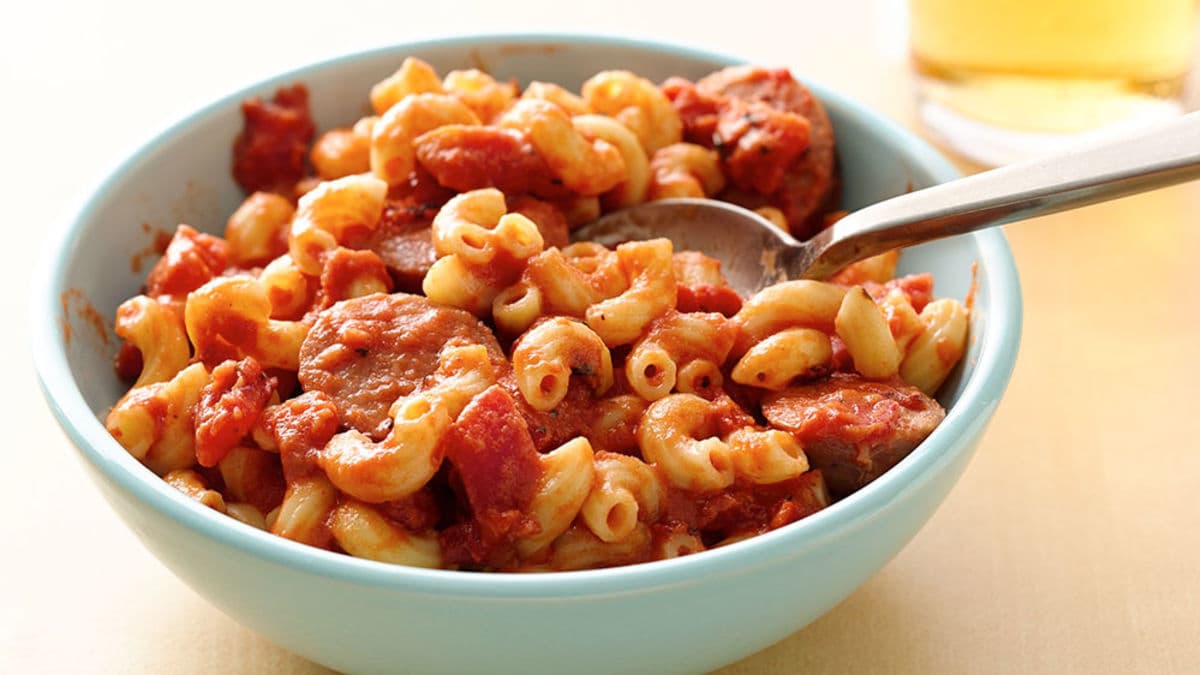 Creamy Marinara Pasta with Chicken Sausage